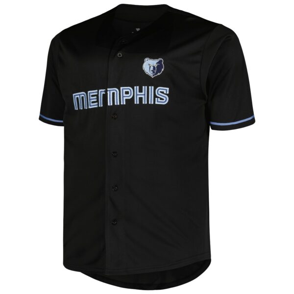Memphis Grizzlies Profile Big & Tall Pop Jersey - Black - Image 3