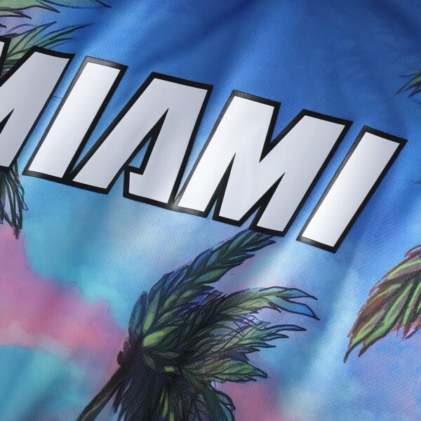 Miami Heat NBA & KidSuper Studios by Fanatics Unisex Hometown Jersey - Blue - Image 7