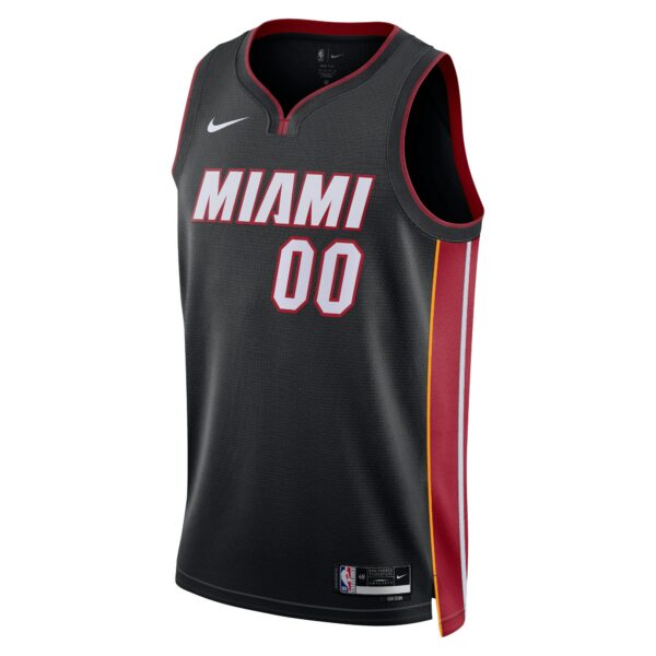 Miami Heat Nike Unisex Swingman Custom Jersey Black - Icon Edition - Image 3