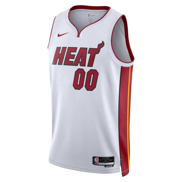 Miami Heat Nike Unisex Swingman Custom Jersey White - Association Edition - Image 3