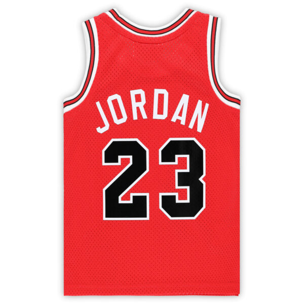 Michael Jordan Chicago Bulls Mitchell & Ness Infant 1984/85 Hardwood Classics Authentic Jersey - Red - Image 4