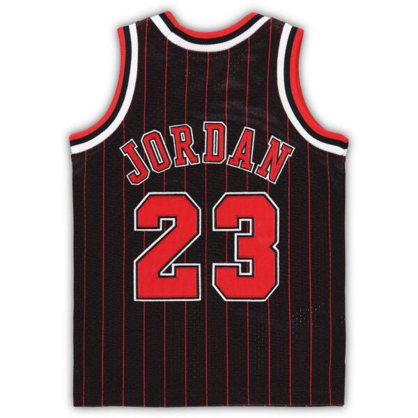 Michael Jordan Chicago Bulls Mitchell & Ness Infant 1996/97 Hardwood Classics Authentic Jersey - Black - Image 4
