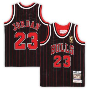 Michael Jordan Chicago Bulls Mitchell & Ness Infant 1996/97 Hardwood Classics Authentic Jersey - Black