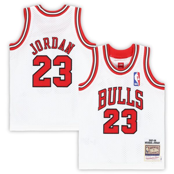 Michael Jordan Chicago Bulls Mitchell & Ness Infant 1997/98 Hardwood Classics Authentic Jersey - White - Image 2