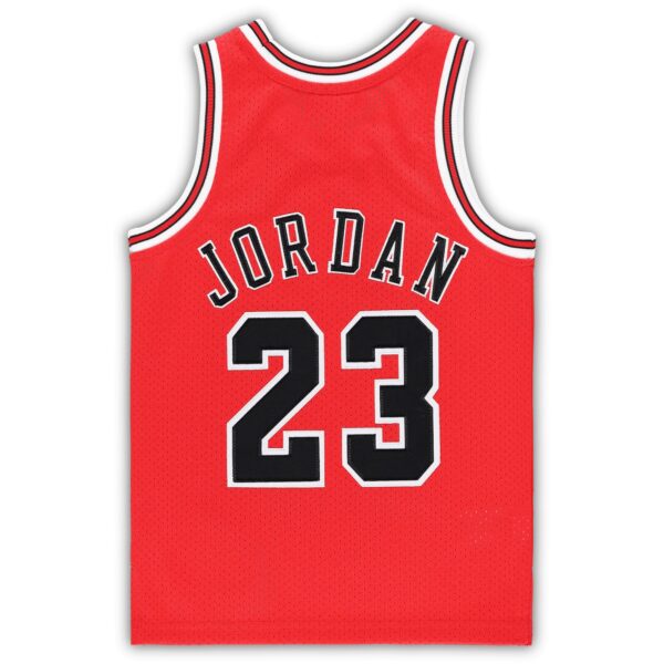 Michael Jordan Chicago Bulls Mitchell & Ness Preschool 1997/98 Hardwood Classics Authentic Jersey - Red - Image 4