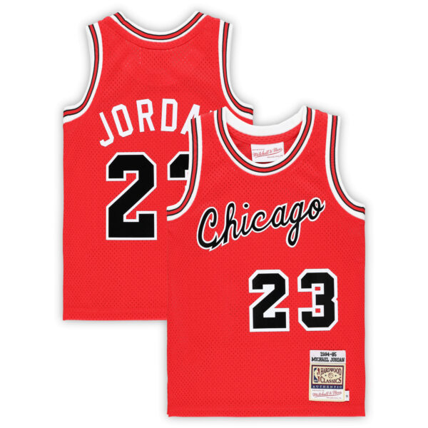 Michael Jordan Chicago Bulls Mitchell & Ness Preschool Hardwood Classics 1984/85 Authentic Swingman Jersey - Red