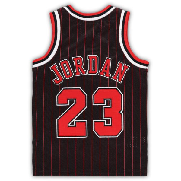 Michael Jordan Chicago Bulls Mitchell & Ness Toddler 1996/97 Hardwood Classics Authentic Jersey - Black - Image 4