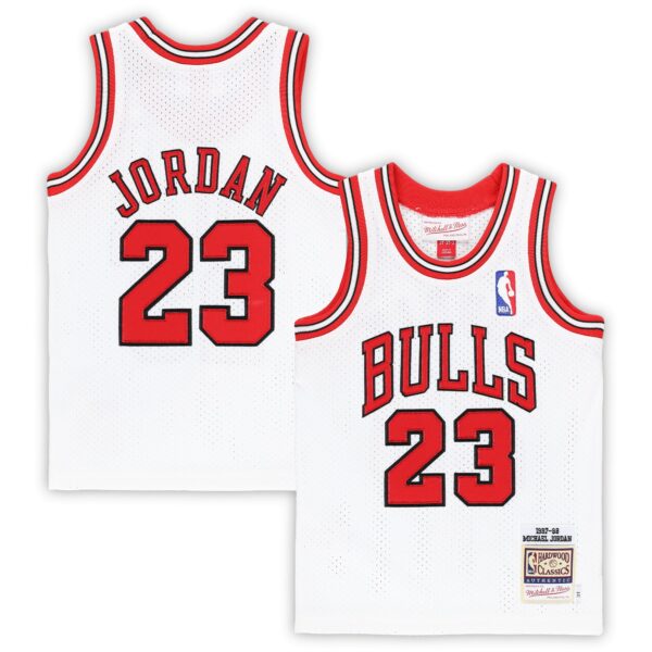 Michael Jordan Chicago Bulls Mitchell & Ness Toddler 1997/98 Hardwood Classics Authentic Jersey - White - Image 2