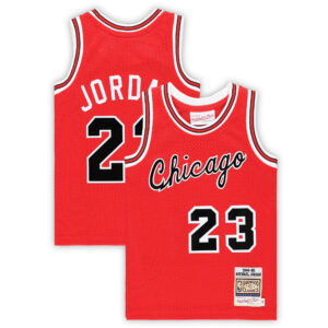 Michael Jordan Chicago Bulls Mitchell & Ness Toddler Hardwood Classics 1984/85 Authentic Swingman Jersey - Red