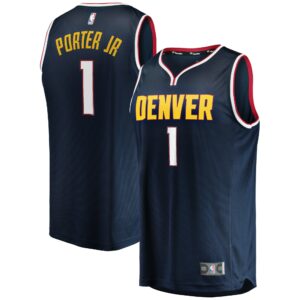 Michael Porter Jr. Denver Nuggets Fanatics 2020/21 Fast Break Replica Jersey - Icon Edition - Navy
