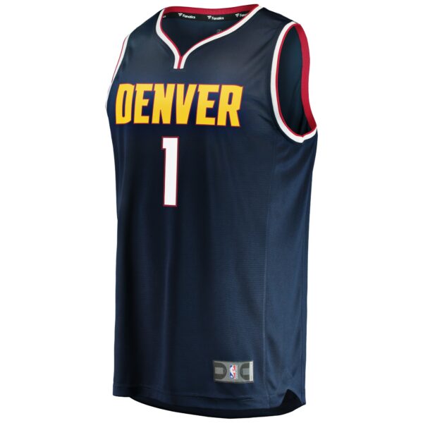 Michael Porter Jr. Denver Nuggets Fanatics Fast Break Replica Jersey - Icon Edition - Blue - Image 3
