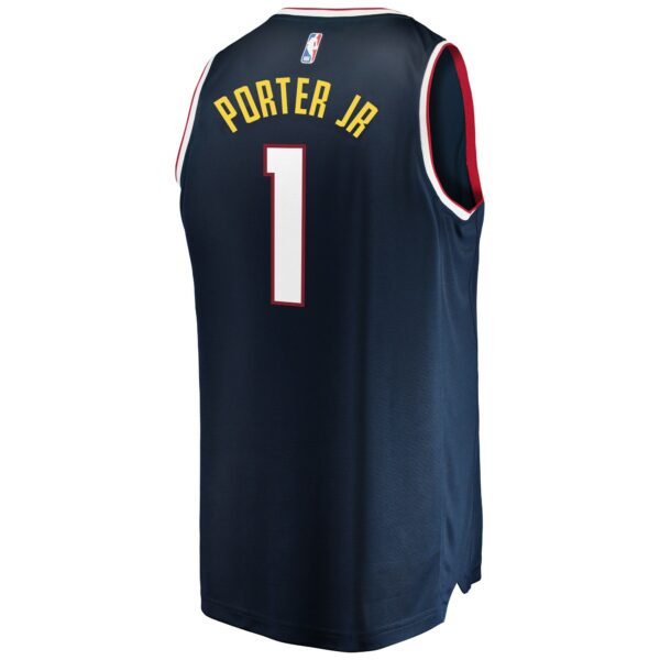 Michael Porter Jr. Denver Nuggets Fanatics Fast Break Replica Jersey - Icon Edition - Blue - Image 4