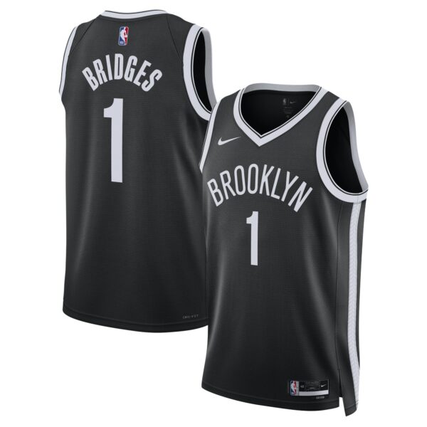 Mikal Bridges Brooklyn Nets Nike Unisex Swingman Jersey - Icon Edition - Black