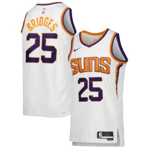 Mikal Bridges Phoenix Suns Nike Unisex Swingman Jersey - Association Edition - White
