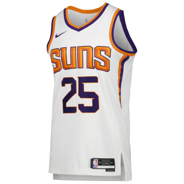 Mikal Bridges Phoenix Suns Nike Unisex Swingman Jersey - Association Edition - White - Image 3