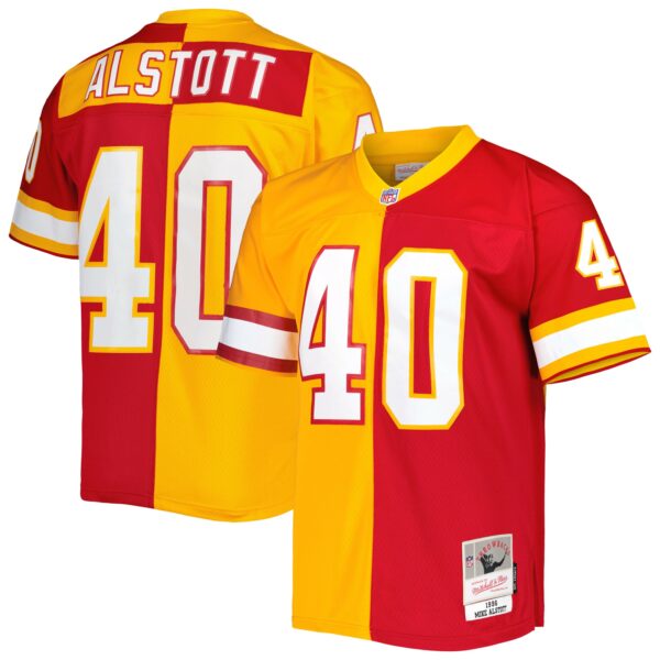 Mike Alstott Tampa Bay Buccaneers Mitchell & Ness 1996 Split Legacy Replica Jersey - Orange-Red