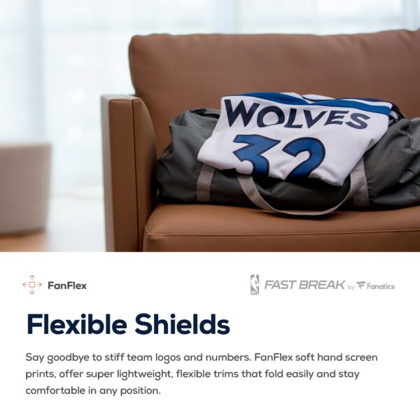 Minnesota Timberwolves Fanatics Fast Break Custom Replica Jersey Navy - Icon Edition - Image 6