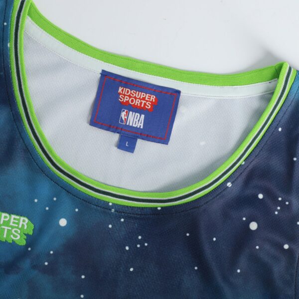 Minnesota Timberwolves NBA & KidSuper Studios by Fanatics Unisex Hometown Jersey - Blue - Image 6