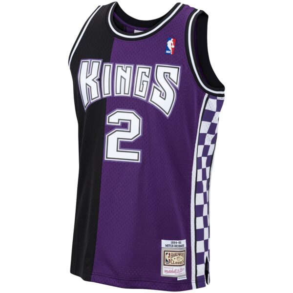 Mitch Richmond Sacramento Kings Mitchell & Ness 1994/95 Hardwood Classics Swingman Jersey - Purple - Image 3
