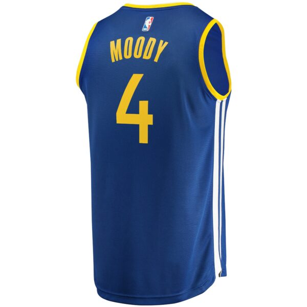 Moses Moody Golden State Warriors Fanatics Fast Break Replica Jersey - Icon Edition - Royal - Image 4