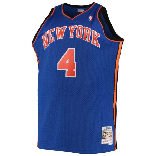 Nate Robinson New York Knicks Mitchell & Ness 2005/06 Big & Tall Hardwood Classics Swingman Jersey - Blue - Image 3