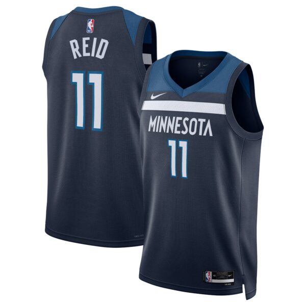 Naz Reid Minnesota Timberwolves Nike Unisex Swingman Replica Jersey - Icon Edition - Navy - Image 2