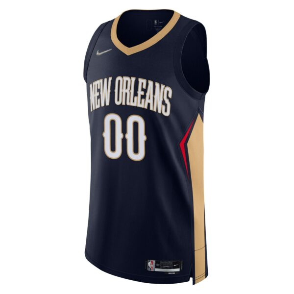 New Orleans Pelicans Nike 2021/22 Diamond Authentic Custom Jersey - Icon Edition - Navy - Image 3