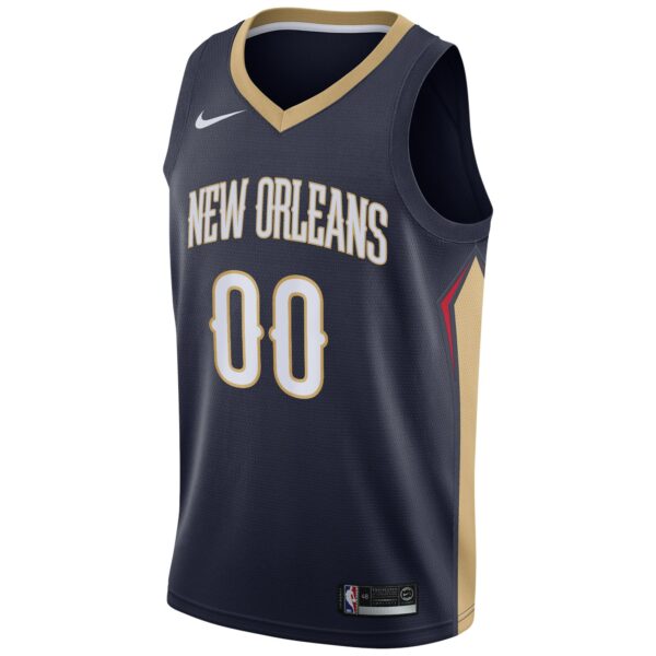 New Orleans Pelicans Nike Swingman Custom Jersey Navy - Icon Edition - Image 3