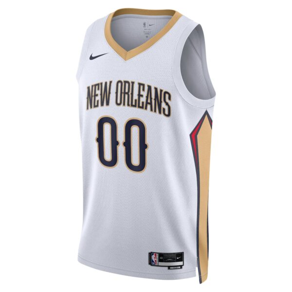 New Orleans Pelicans Nike Unisex Swingman Custom Jersey White - Association Edition - Image 3
