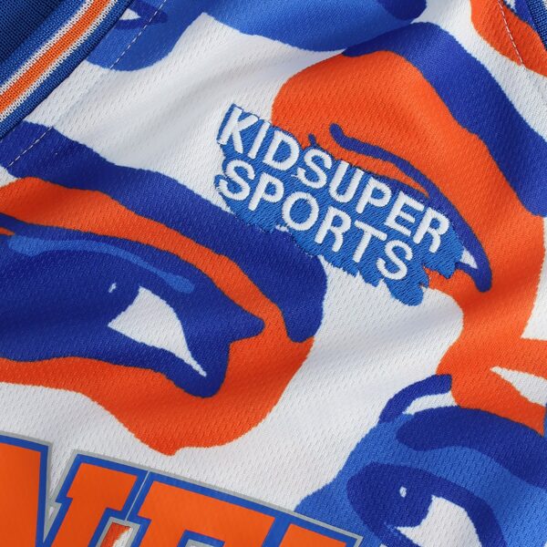New York Knicks NBA & KidSuper Studios by Fanatics Unisex Hometown Jersey - White - Image 5