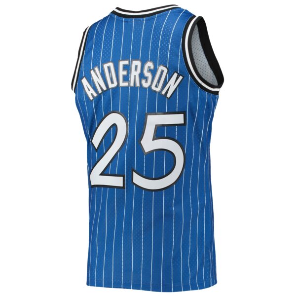 Nick Anderson Orlando Magic Mitchell & Ness 1994/95 Hardwood Classics Swingman Jersey - Blue - Image 4