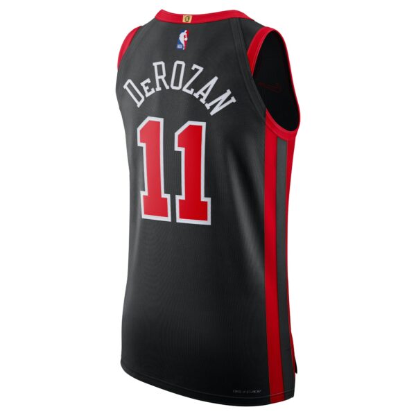 Nike DeMar DeRozan Chicago Bulls  Authentic Jersey - City Edition - Black - Image 4