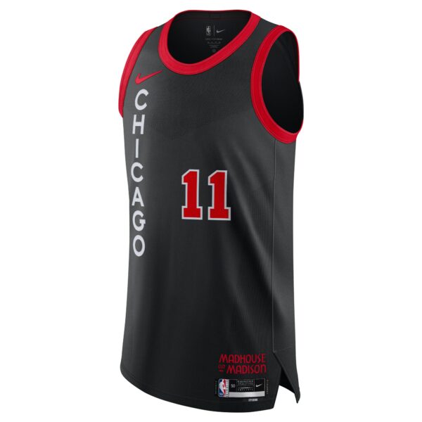 Nike DeMar DeRozan Chicago Bulls  Authentic Jersey - City Edition - Black - Image 3