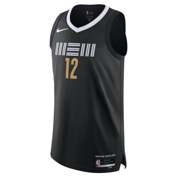 Nike Ja Morant Memphis Grizzlies  Authentic Jersey - City Edition - Black - Image 3