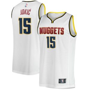 Nikola Jokic Denver Nuggets Fanatics Youth Fast Break Player Jersey - Association Edition - White