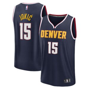 Nikola Jokic Denver Nuggets Fanatics Youth Fast Break Replica Player Jersey - Icon Edition - Navy
