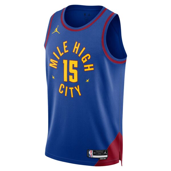 Nikola Jokic Denver Nuggets Jordan Brand Unisex Swingman Jersey - Statement Edition - Blue - Image 3