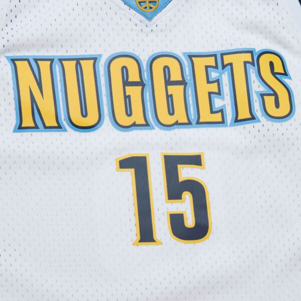 Nikola Jokic Denver Nuggets Mitchell & Ness 2016/17 Throwback Swingman Jersey - White - Image 7