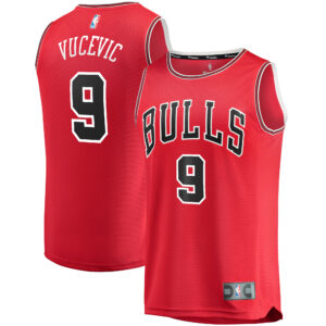 Nikola Vucevic Chicago Bulls Fanatics Fast Break Road Replica Jersey - Icon Edition - Red