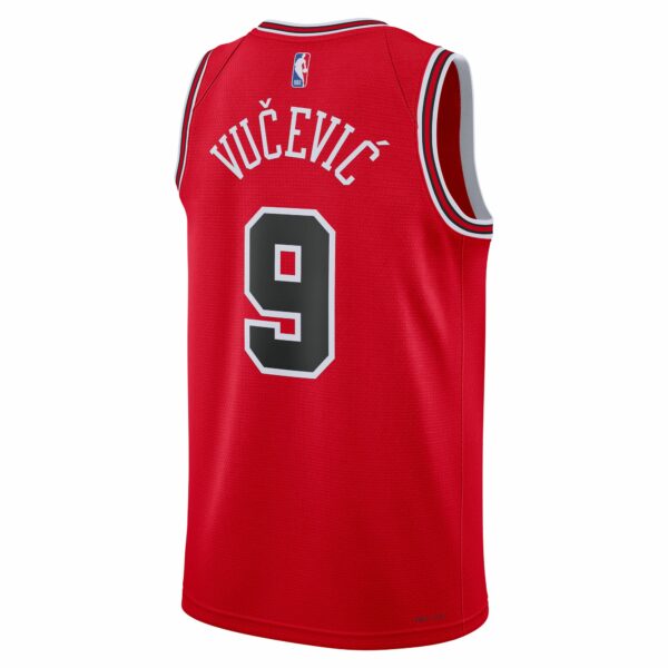 Nikola Vucevic Chicago Bulls Nike Unisex Swingman Jersey - Icon Edition - Red - Image 4