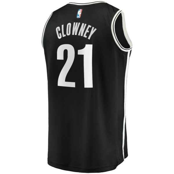 Noah Clowney Brooklyn Nets Fanatics Youth  Fast Break Replica Jersey - Icon Edition - Black - Image 4
