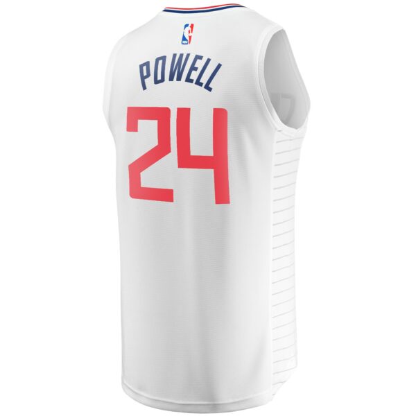Norman Powell LA Clippers Fanatics Fast Break Player Jersey - Association Edition - White - Image 4