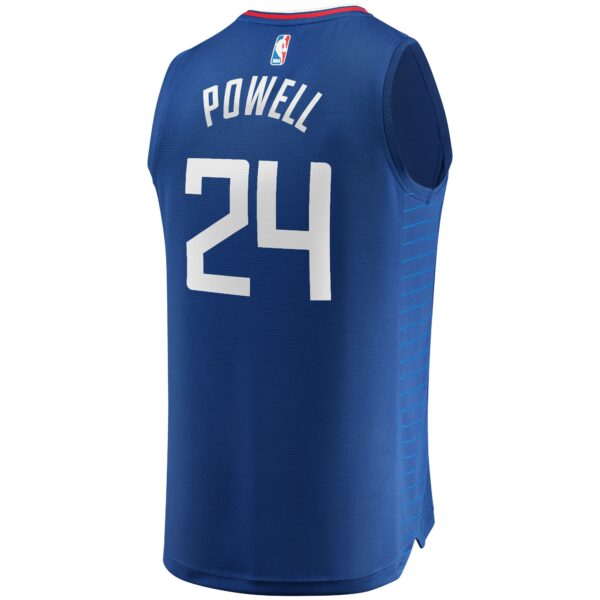 Norman Powell LA Clippers Fanatics Fast Break Replica Jersey - Icon Edition - Royal - Image 4