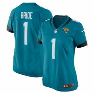 Number 1 Bride Jacksonville Jaguars Nike Women's Game Jersey - Teal