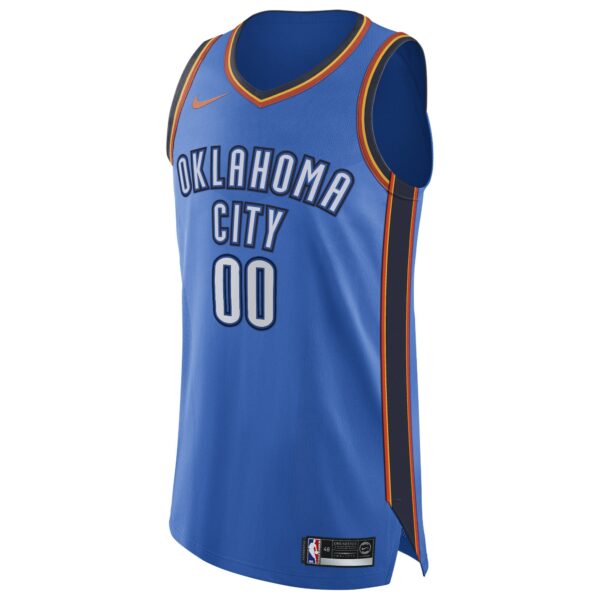 Oklahoma City Thunder Nike Authentic Custom Jersey Blue - Icon Edition - Image 3