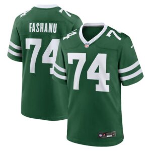 Olu Fashanu New York Jets Nike 2024 NFL Draft First Round Pick Player Game Jersey - Gotham Green