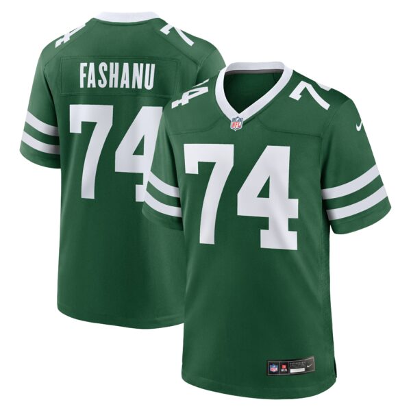 Olu Fashanu New York Jets Nike 2024 NFL Draft First Round Pick Player Game Jersey - Gotham Green