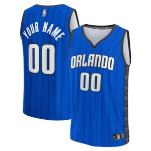 Orlando Magic Fanatics Fast Break Custom Jersey - Blue - Statement Edition