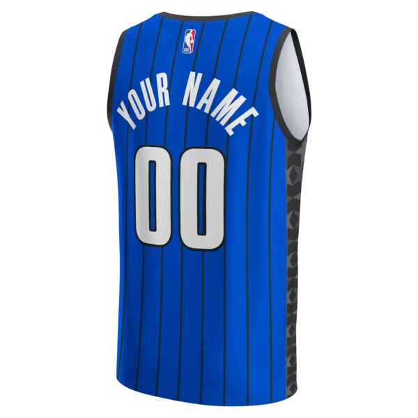 Orlando Magic Fanatics Youth Fast Break Replica Custom Jersey - Statement Edition - Blue - Image 4