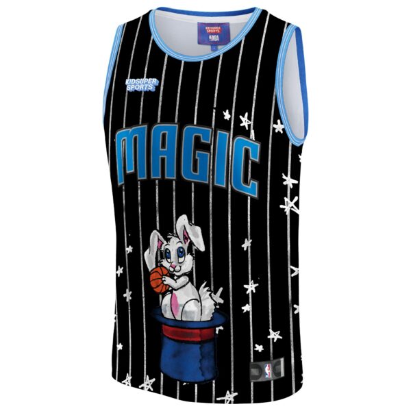 Orlando Magic NBA & KidSuper Studios by Fanatics Unisex Hometown Jersey - Black - Image 3